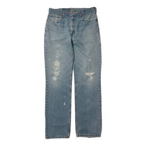 Vintage Levi's Light Wash Distressed Denim 33